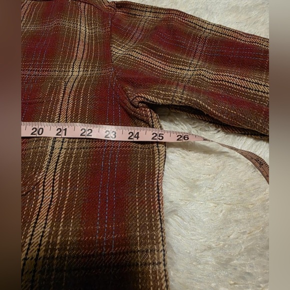 St. John's Bay Men's Red heavyweight flannel corduroy neck and wrist Sz. XL EUC - Picture 2 of 8